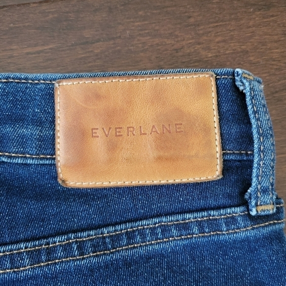 Everlane High Rise Skinny Ankle Length Stretch Denim Jeans Womens Size 23 Waist - Picture 3 of 11